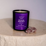 Sexual Magnet Candle + Pink Tourmaline Crystal