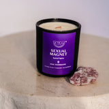 Sexual Magnet Candle + Pink Tourmaline Crystal