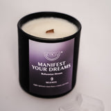 Mainifest Your Dreams Candle + Selenite Crystal