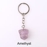 Raw Crystal Key Chain