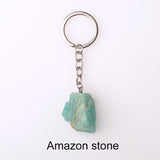 Raw Crystal Key Chain