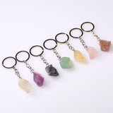 Raw Crystal Key Chain