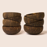 Wholesale Natural Coconut Bowls - Set of 25