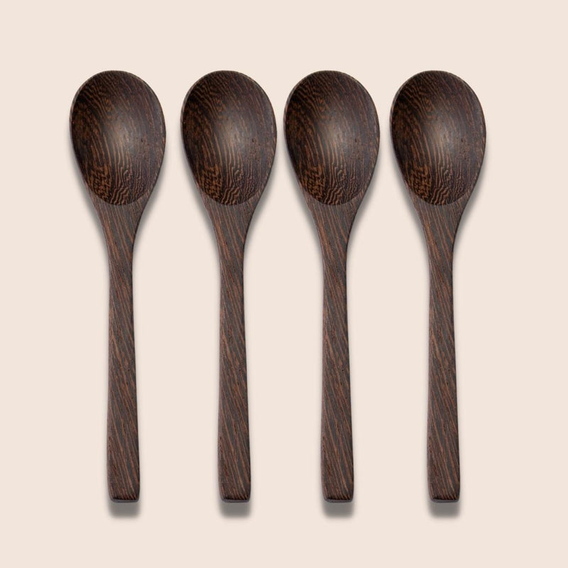 Dark Coconut Palm Wood Spoon